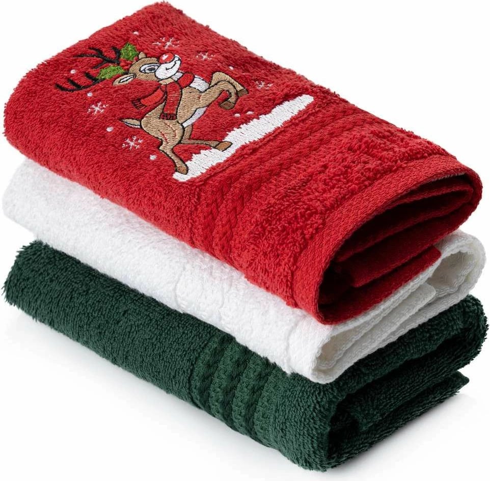 Set peshqirësh për larje (3 copë), Mijolnir, dreri i vogël