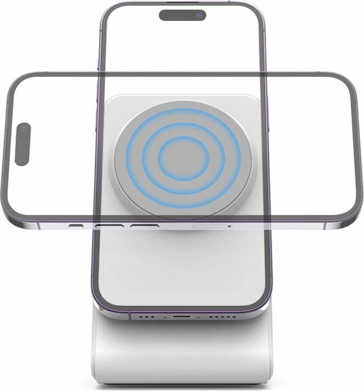 Karikues wireless Tech-Protect QI15W-A38 me MagSafe, i bardhë