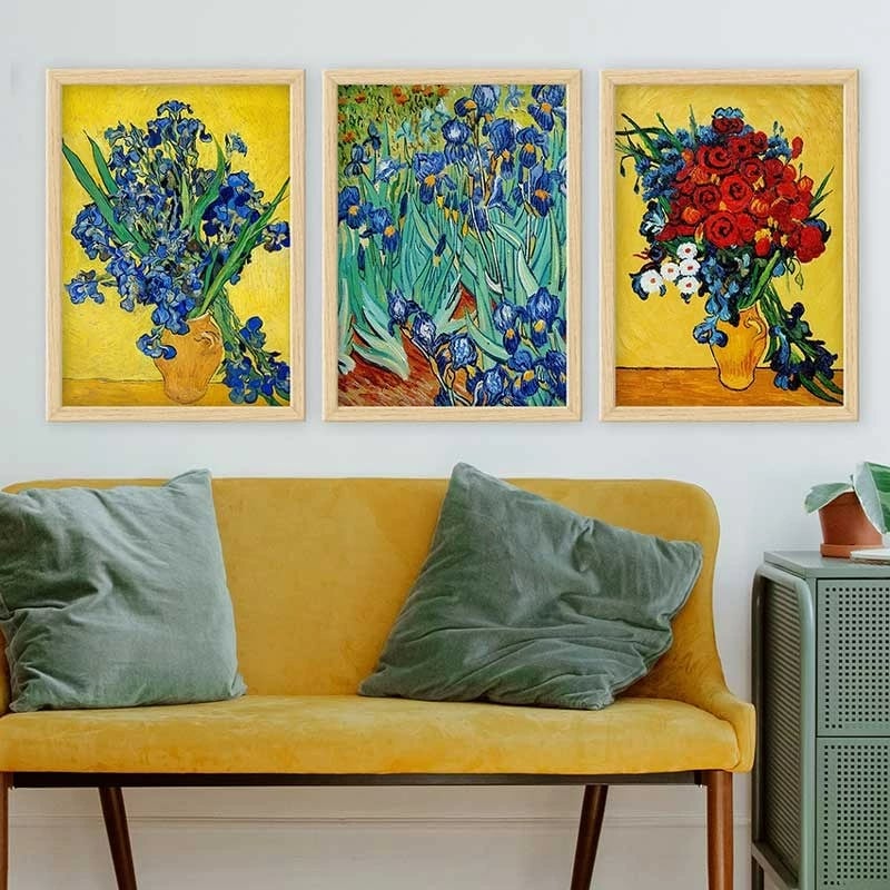 Pikturë dekorative me kornizë (3 copë), Wallity, 3NTC_UN4879652_3545