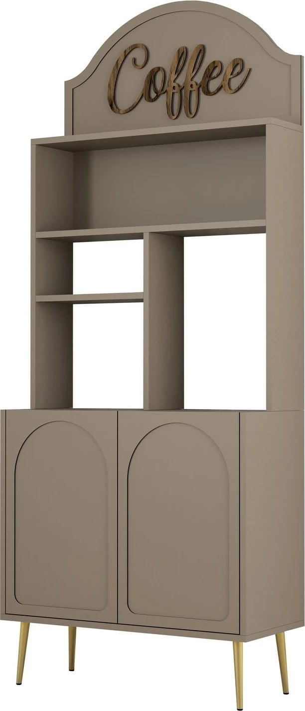 Dollap për kafe, ngjyrë Atlas dhe ari, Skye Decor, 80 cm