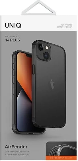 Mbështjellës UNIQ Air Fender për iPhone 14 Plus, Gri