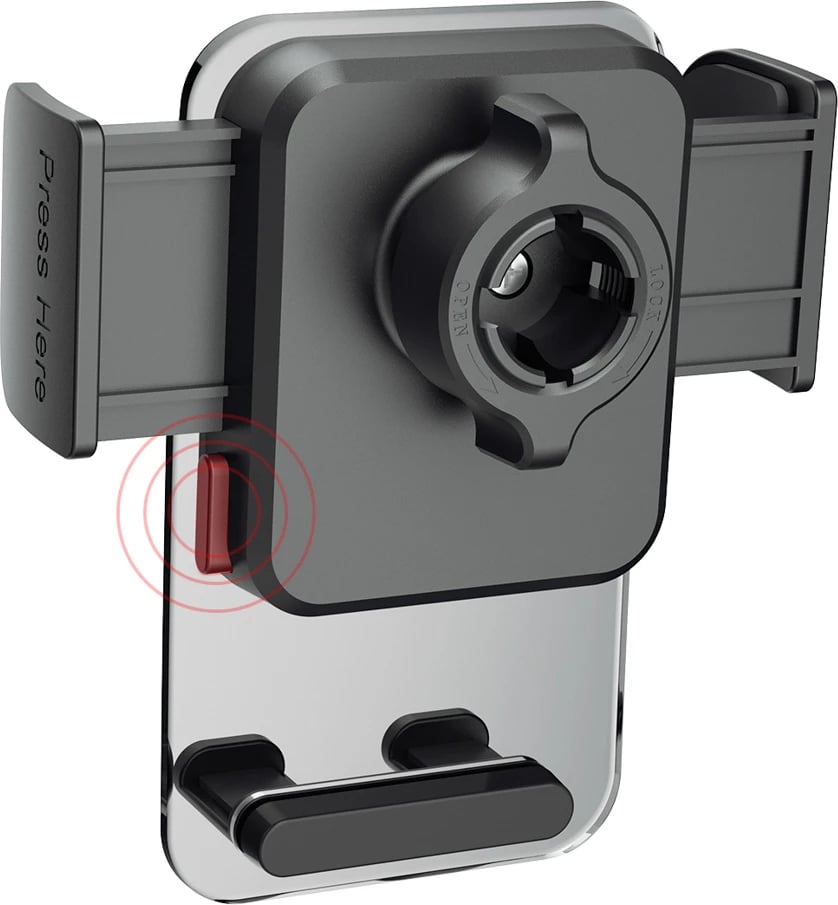 Mbajtës telefoni për veturë Dudao F8Max+, i zi, për panel ose xham