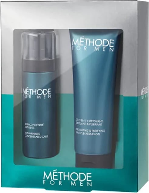 Set për kujdes të lëkurës për meshkuj Jeanne Piaubert Méthode For Men, 2 copë