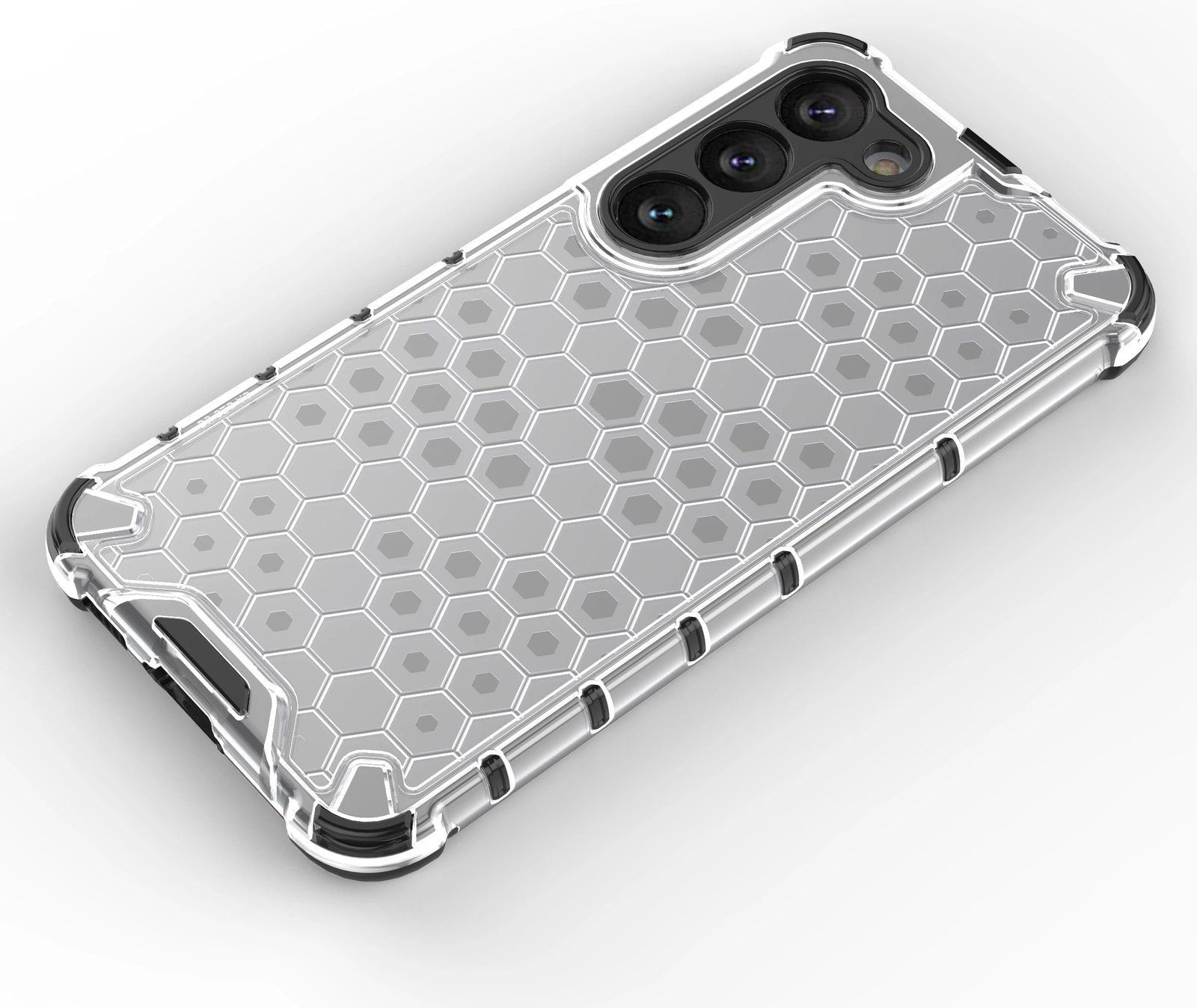 Mbështjellës Hurtel Honeycomb për Samsung Galaxy S23, i zi