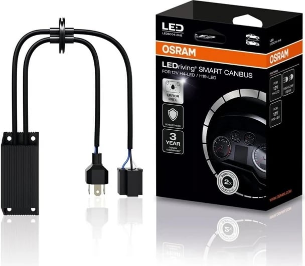Rezistencë CanBus për llamba makine OSRAM LEDSC04-2HB, për H4-LED/H19-LED, 12V