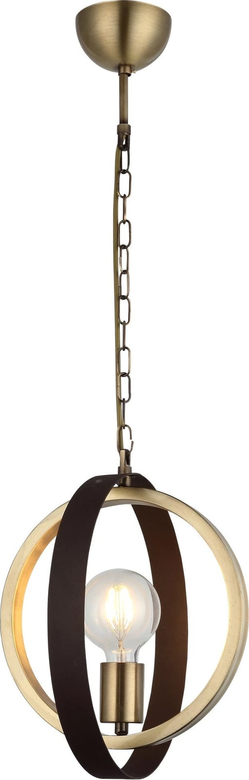 Llambë tavani Opviq, model Tado - 75-01, metal, ngjyrë antike, kafe