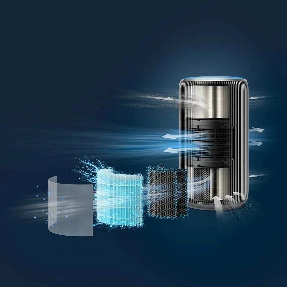 Pastrues ajri Philips PureProtect 4200 AC4220/12, Wi-Fi, i argjendtë