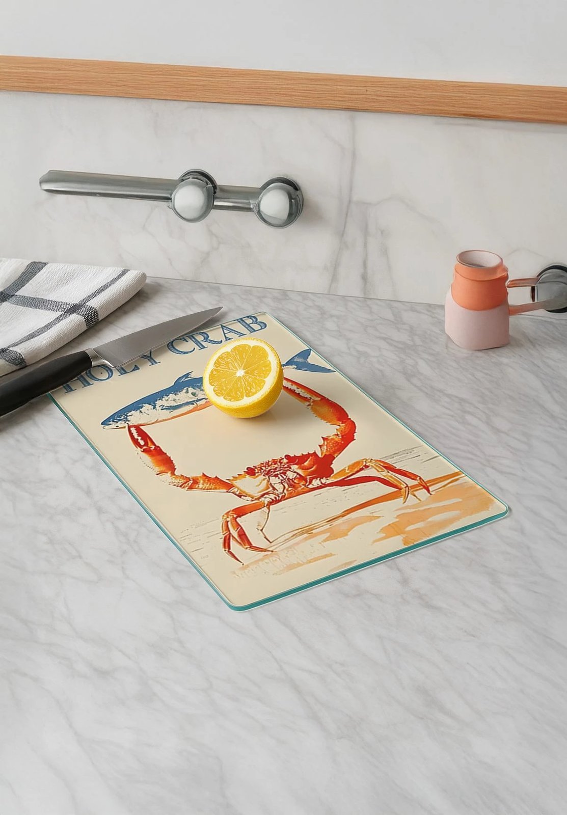 Dërrasë prerëse Hermia, qelq i temperuar, shumëngjyrëshe, 30x40cm Dërrasë prerëse Hermia, qelq i temperuar, shumëngjyrëshe, 30x40cm