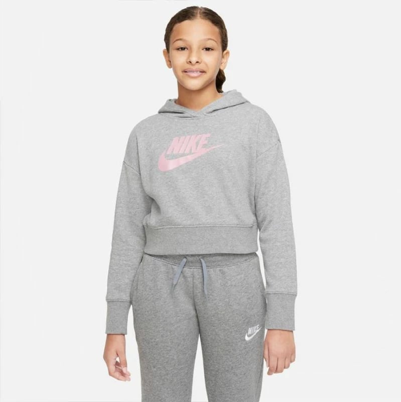 Duks Nike Sportswear Club për Fëmijë, Gri