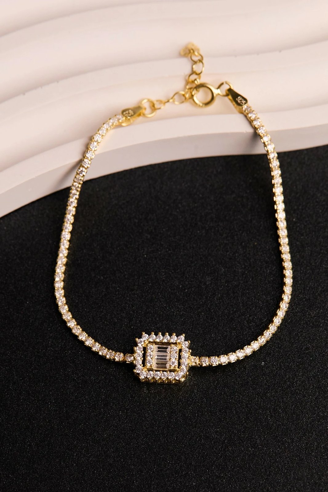 Byzylyk argjendi Elika Silver, ngjyrë ari, FA183155