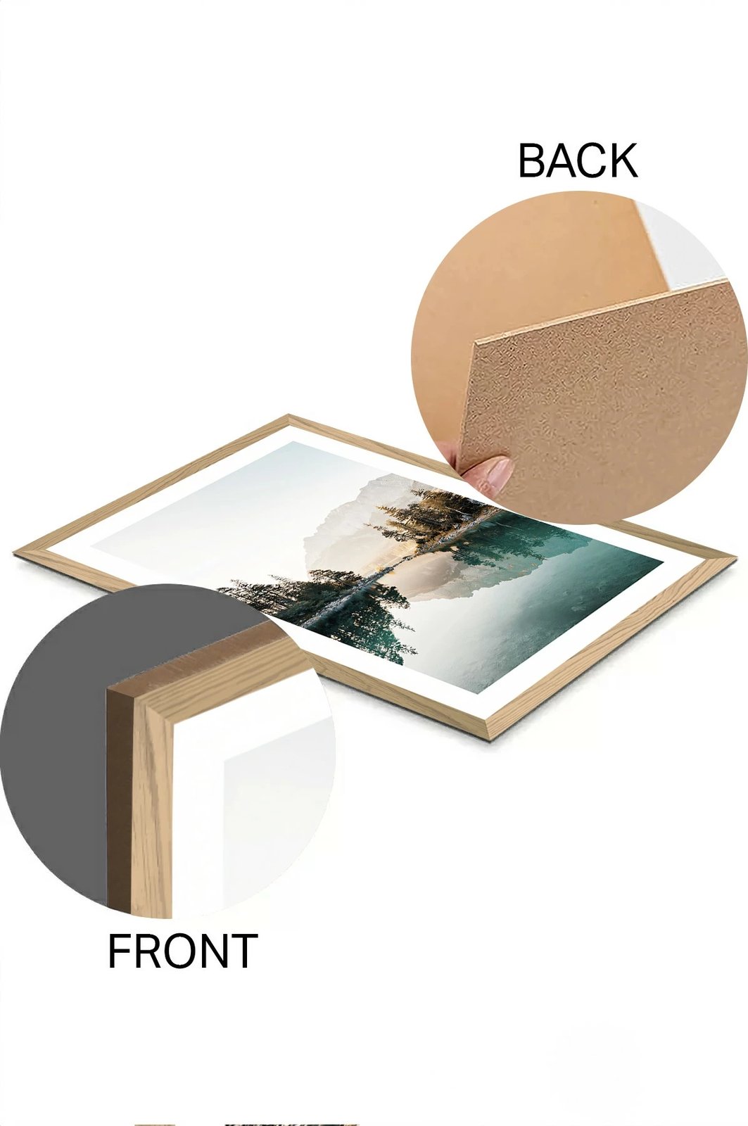 Pikturë dekorative për mur, Wallity, Tekhammdf85, shumëngjyrëshe, 33x48cm