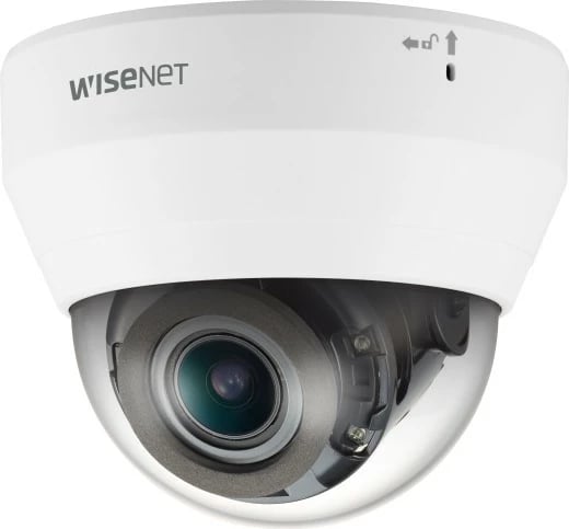 Kamerë sigurie IP Hanwha QND-7082R, Dome, e bardhë