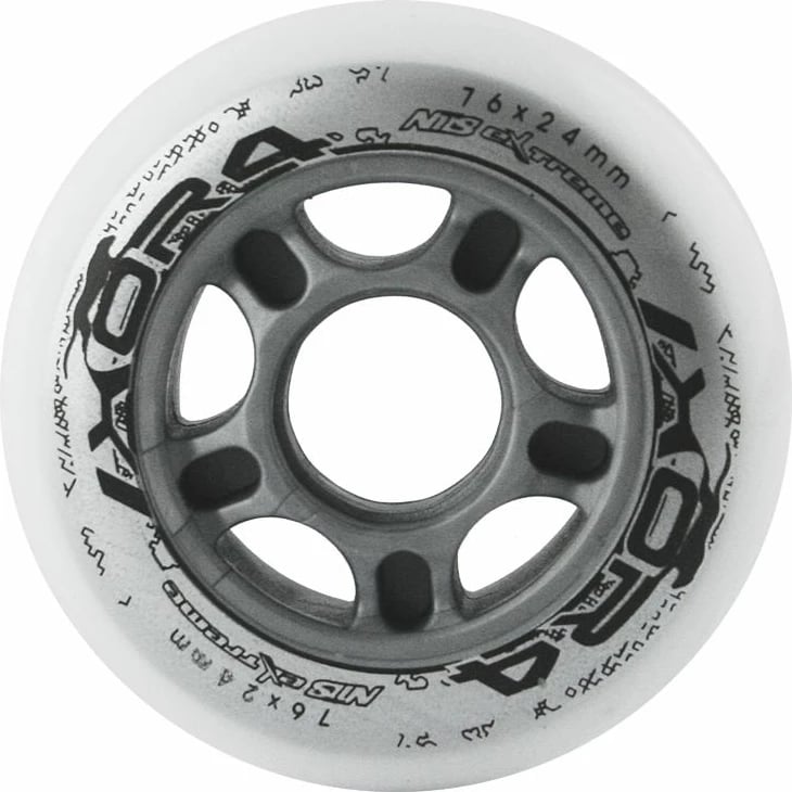 Rrota për rollera Nils Extreme, të bardha