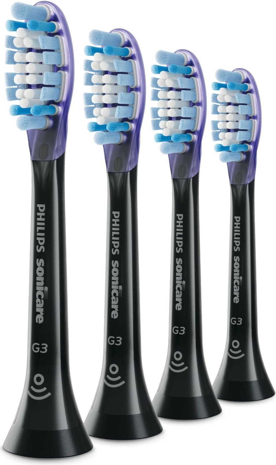 Koka zëvendësuese Philips Sonicare Premium Gum Care G3, 4 copë, e zezë Koka zëvendësuese Philips Sonicare Premium Gum Care G3, 4 copë, e zezë