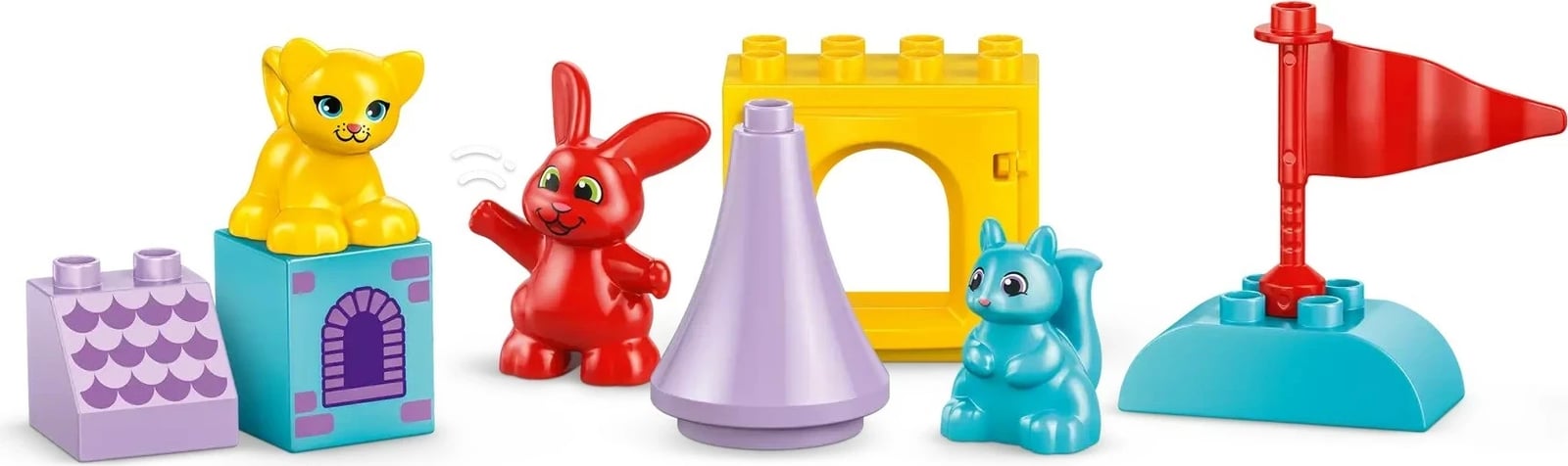 Set lodrash LEGO DUPLO Hopsy's Castle Game, 47 pjesë, shumëngjyrëshe Set lodrash LEGO DUPLO Hopsy's Castle Game, 47 pjesë, shumëngjyrëshe