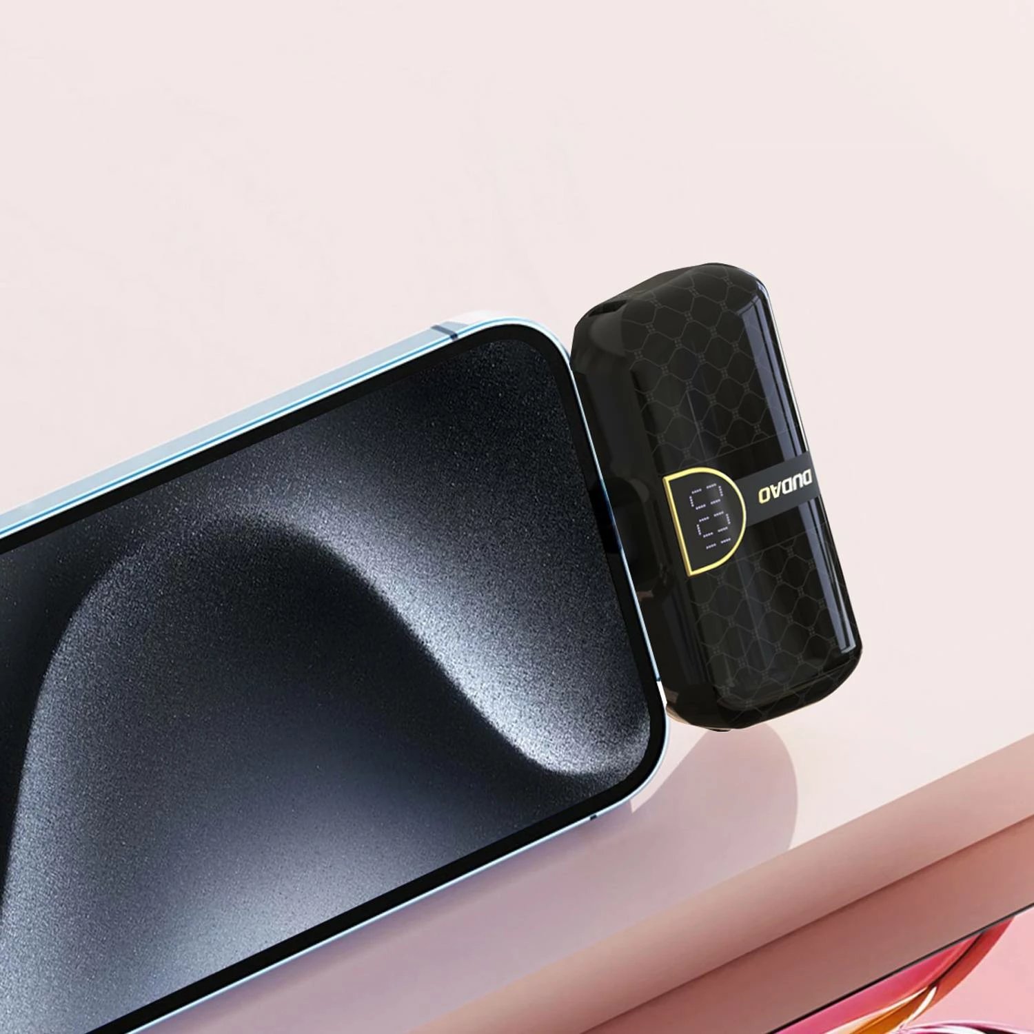 Powerbank Dudao K20SC, 5000mAh, 2x USB-C, e zezë