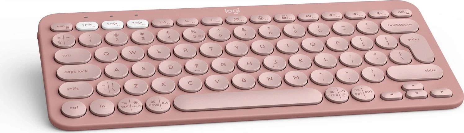 Tastierë wireless Logitech K380s, rozë