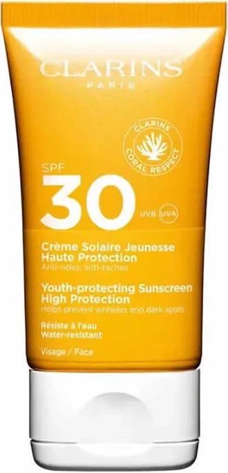 Krem mbrojtës nga dielli për fytyrë Clarins SPF 30, 50ml