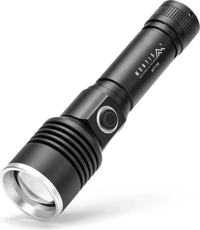 Elektrik dore Montis MT158, LED, 1200 mAh, Alumini, i zi