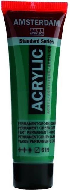 Ngjyrë akrilike Talens Amsterdam 619 Permanent Green D 120ml