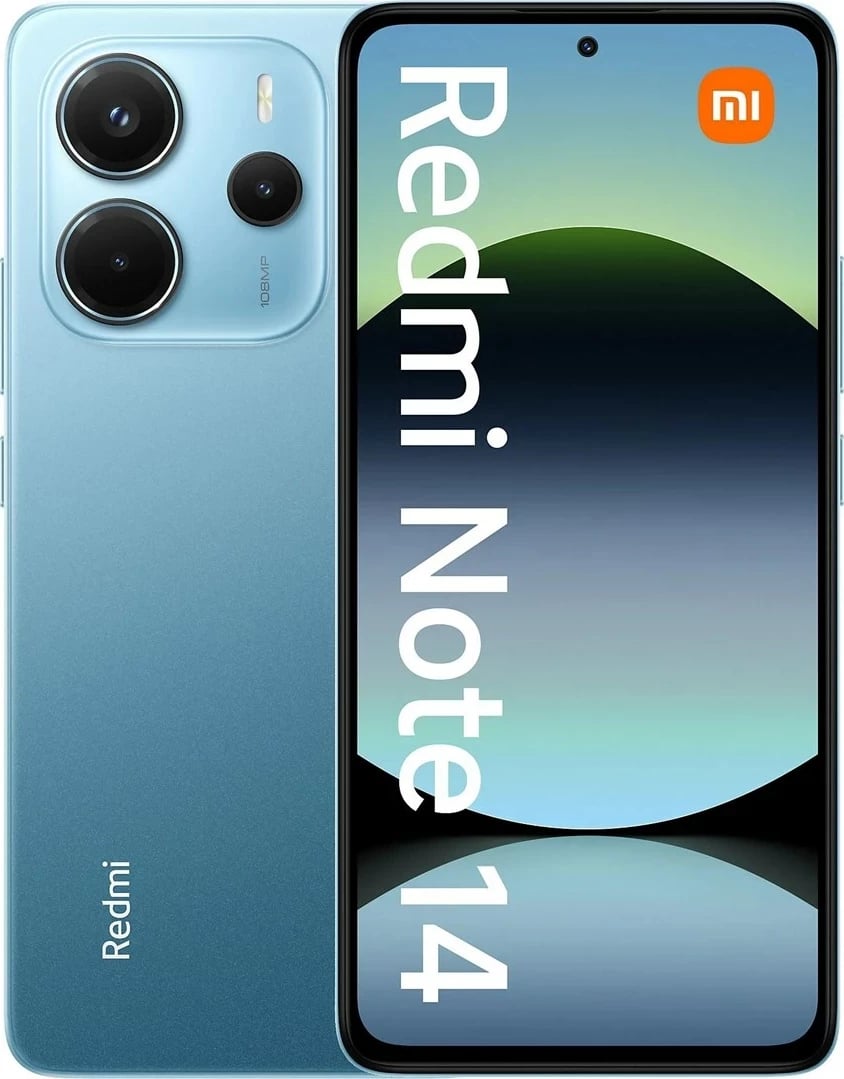 Celular Xiaomi Redmi Note 14, 6.67" 8+256GB, DS, i kaltër