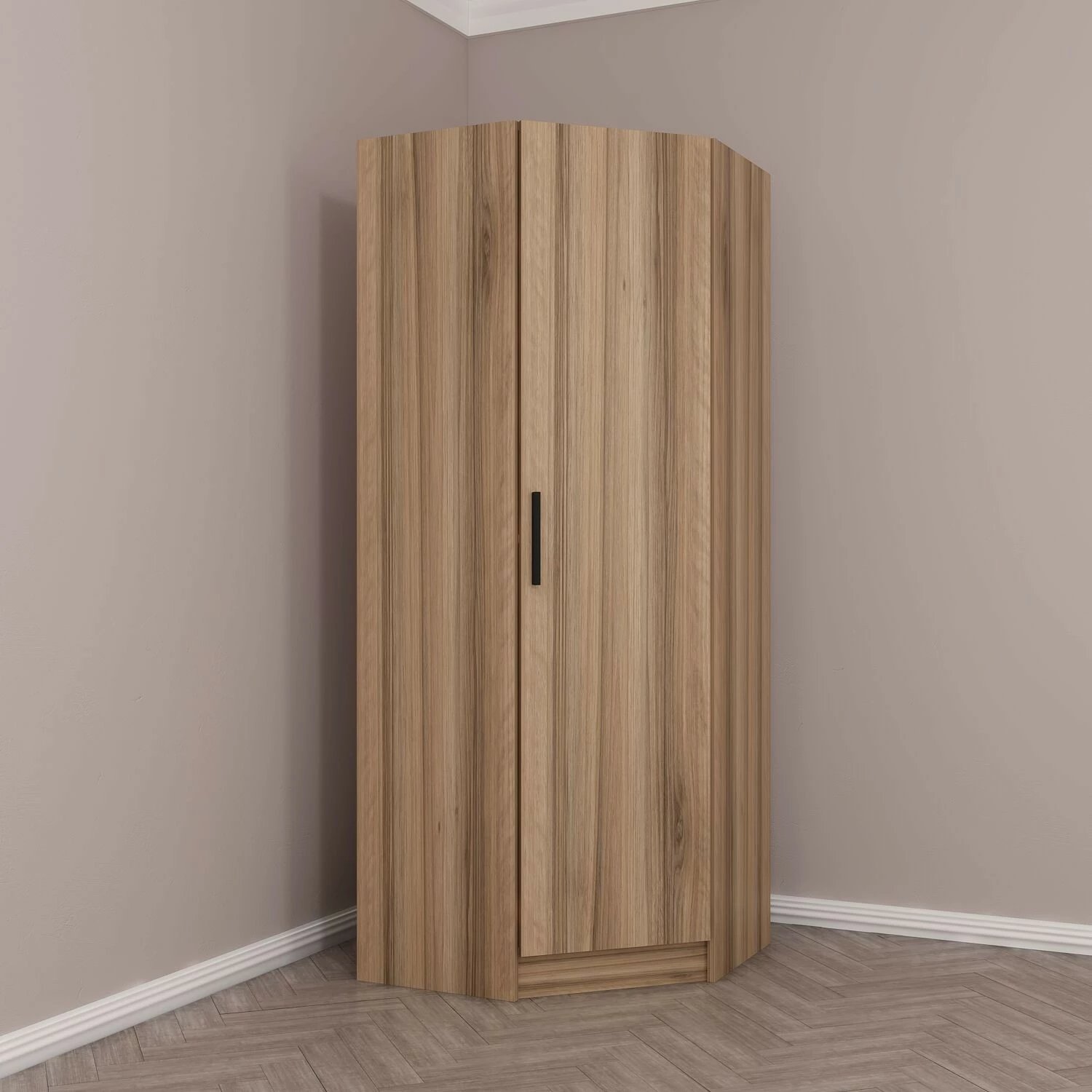 Dollap qosheje, ngjyrë arre, Skye Decor Kale 1, 210cm