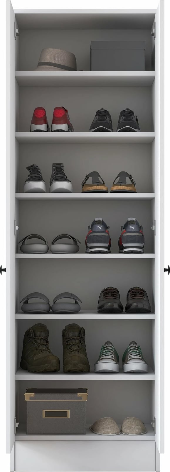 Dollap shumëpërdorimësh Hanah Home, P6 - M13 - 2347, i bardhë