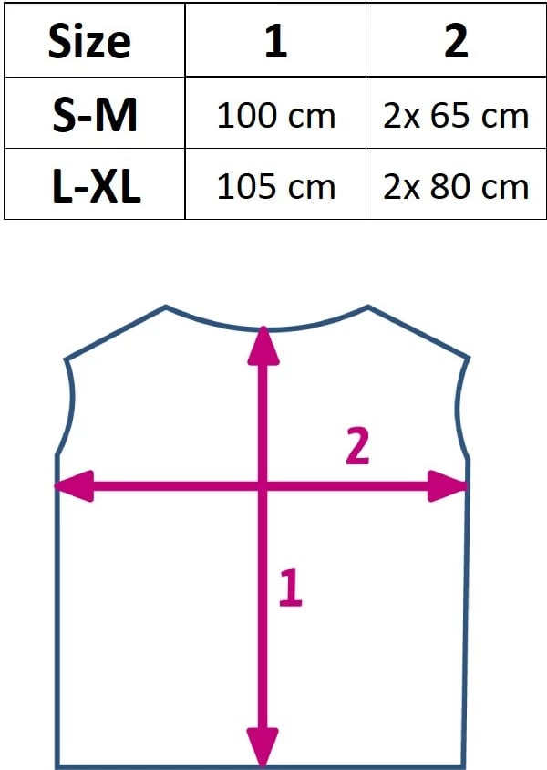 Ponço muslini, New Baby, Mommy, L/XL, pambuk 100%, mentë