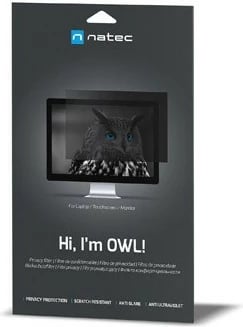 Filtër privatësie Natec Owl NFP-2288 për ekran 17.3", 16:9, i zi