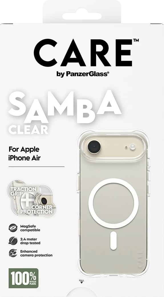 Mbështjellës PanzerGlass CARE Samba clear MagSafe për iPhone