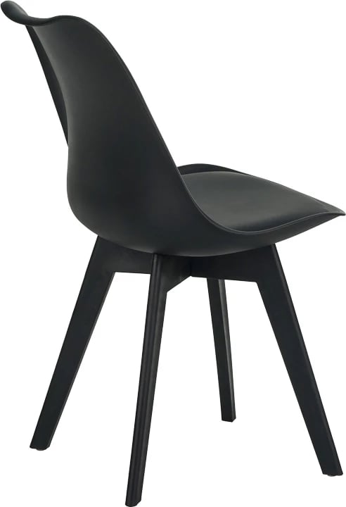 Karrige Gaston PP-PU ngjyrë zezë 53.5x48.5x81.5cm