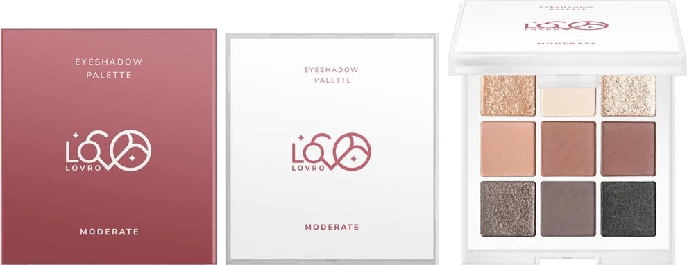 Paletë për sy LOVRO Moderate për femra, 8g