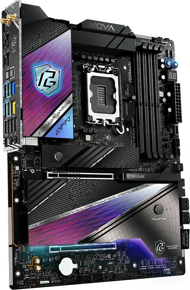 Pllakë amë ASRock Phantom Gaming Z890 Nova WiFi, LGA 1851, DDR5, Wi-Fi 7, ATX