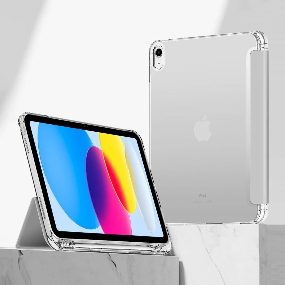 Mbështjellës Tech-Protect SC Pen Hybrid për iPad 10.9" (2022), Gri e çelët