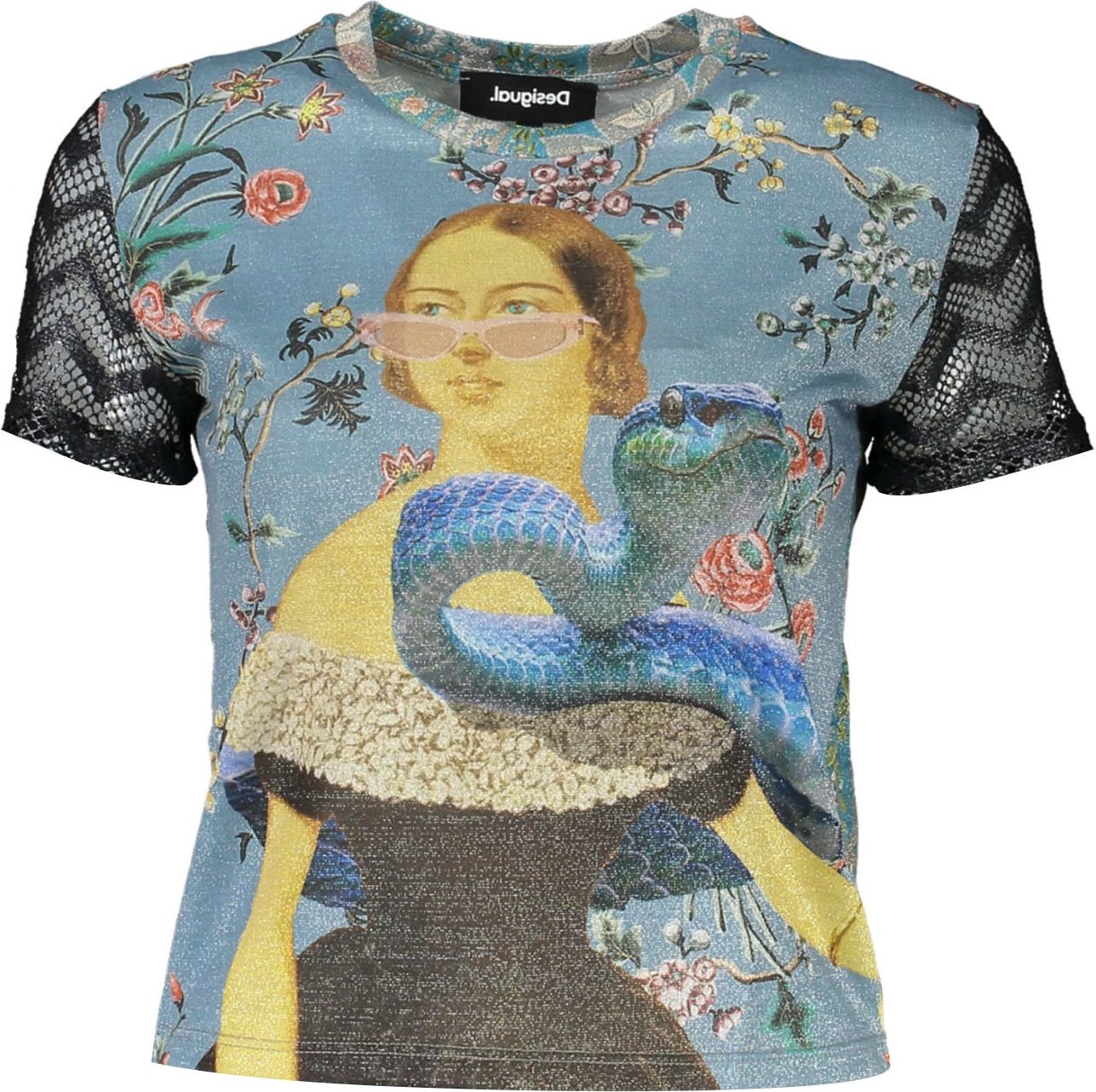 Maicë femra DESIGUAL, e kaltër
