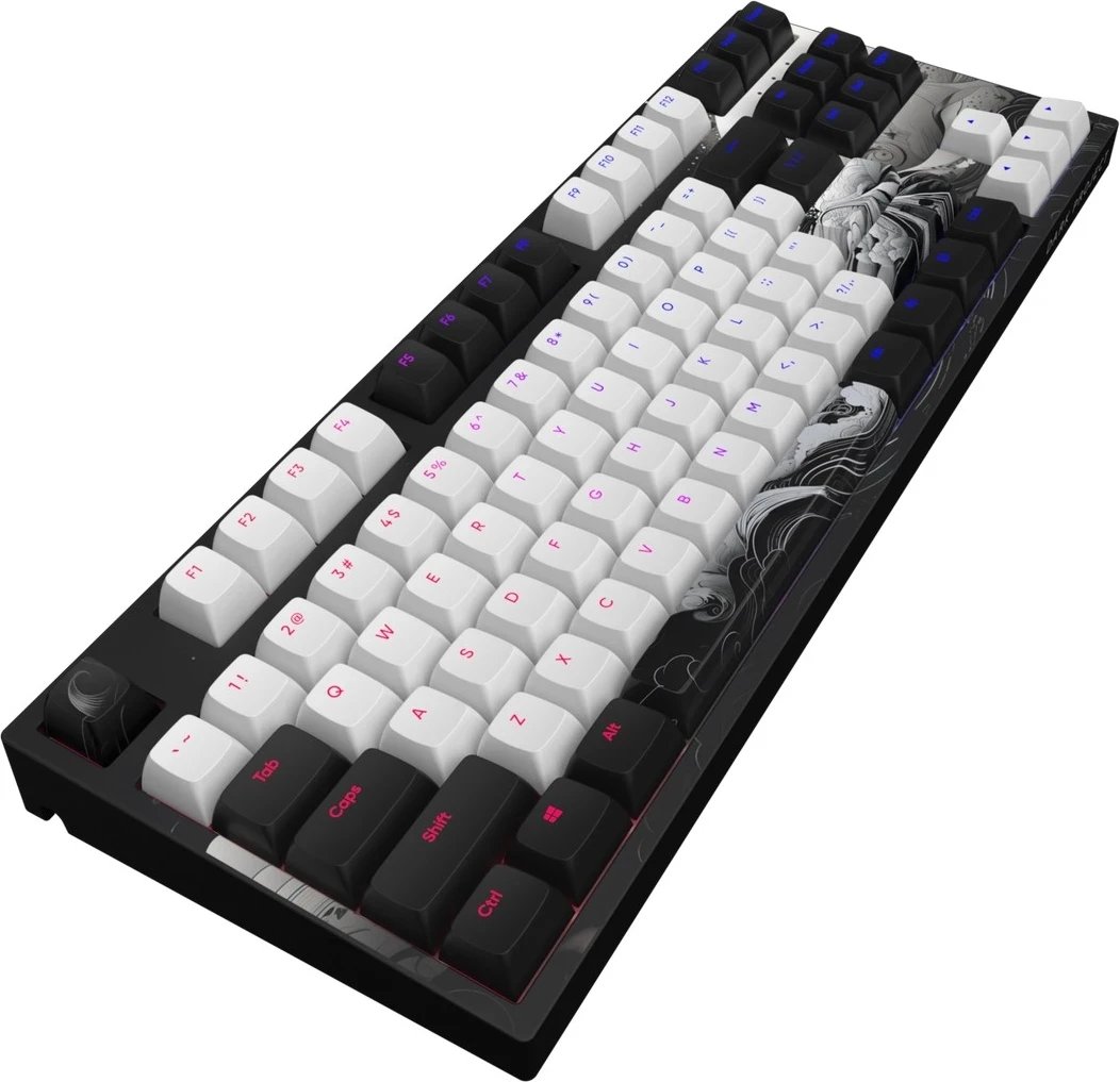 Tastierë Dark Project DPP87 InkPBT Top PrintG3MS, RGB, mekanike, bardhë e zezë