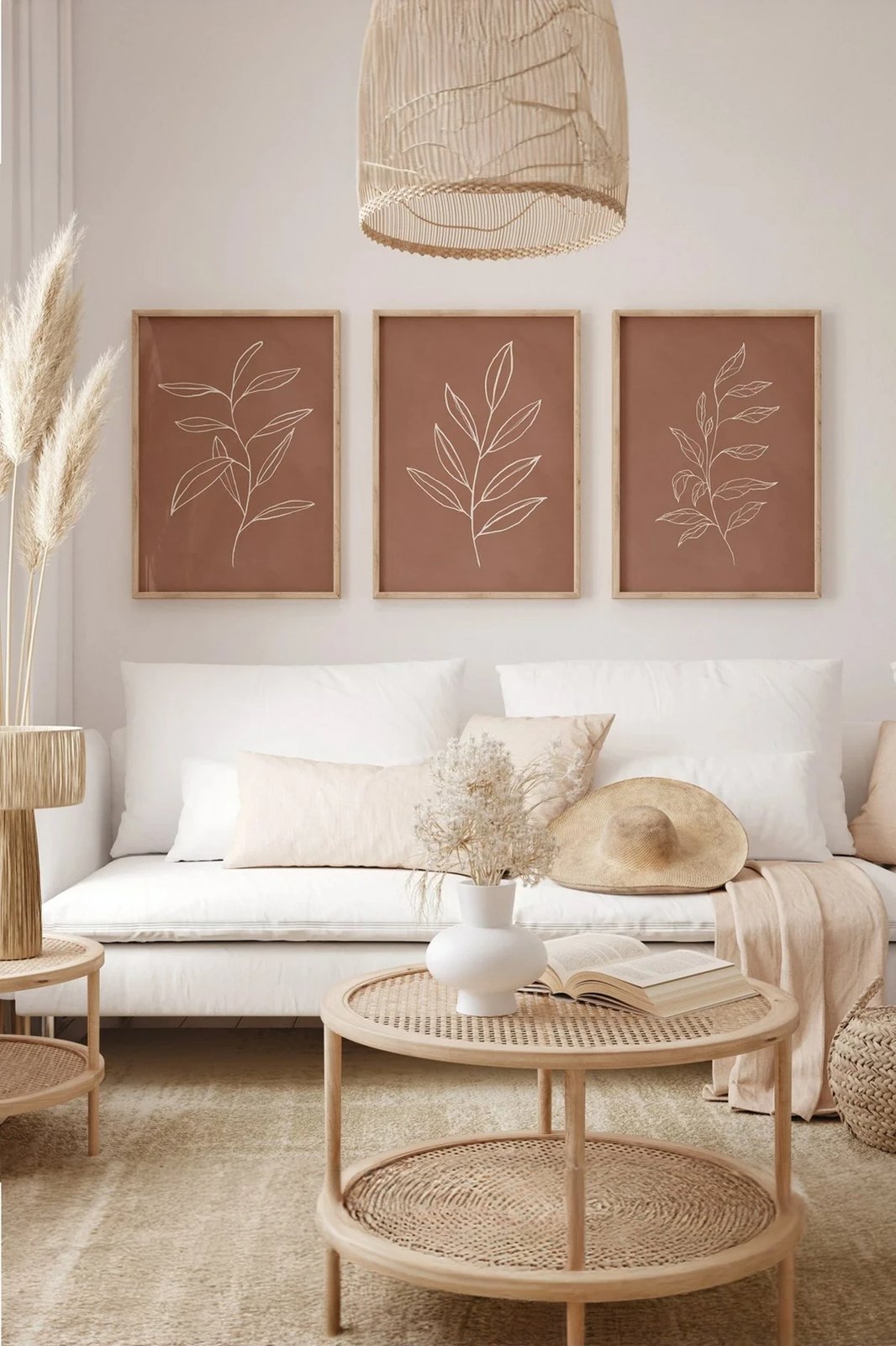 Set pikturash dekorative me kornizë, 3 copë, Wallity, 3Dartsohoset52