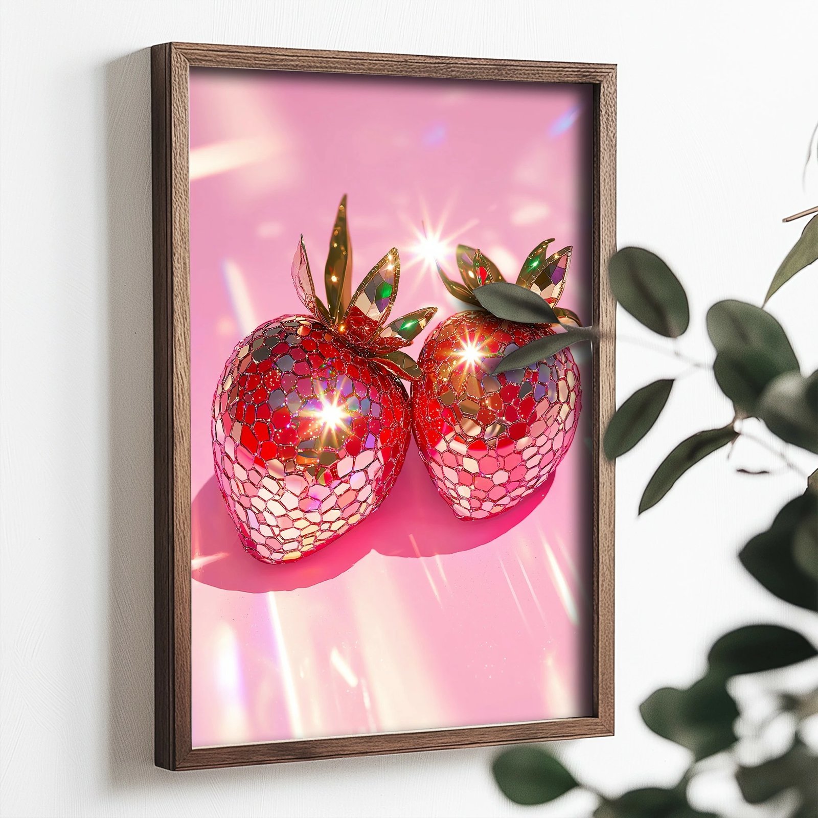 Pikturë dekorative me kornizë MDF, Wallity, TUN030-L, shumëngjyrëshe, 35x47x2 cm