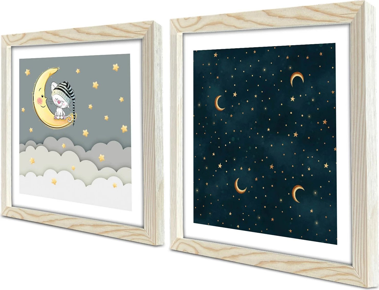 Pikturë dekorative me kornizë MDF (2 copë), Wallity, 2P3333KCT-009