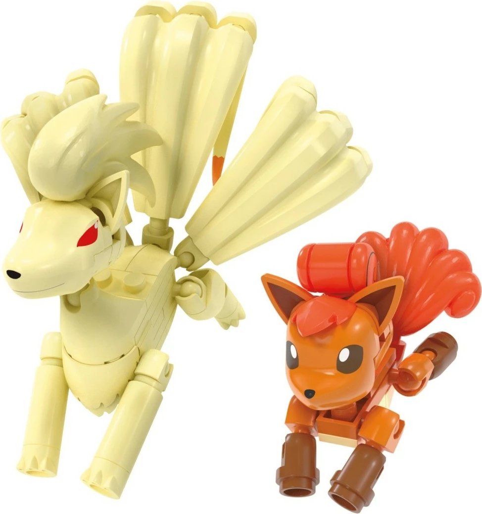 Set ndërtimi Mega Bloks Pokémon Evolution Vulpix HTH79, 145 pjesë, plastikë