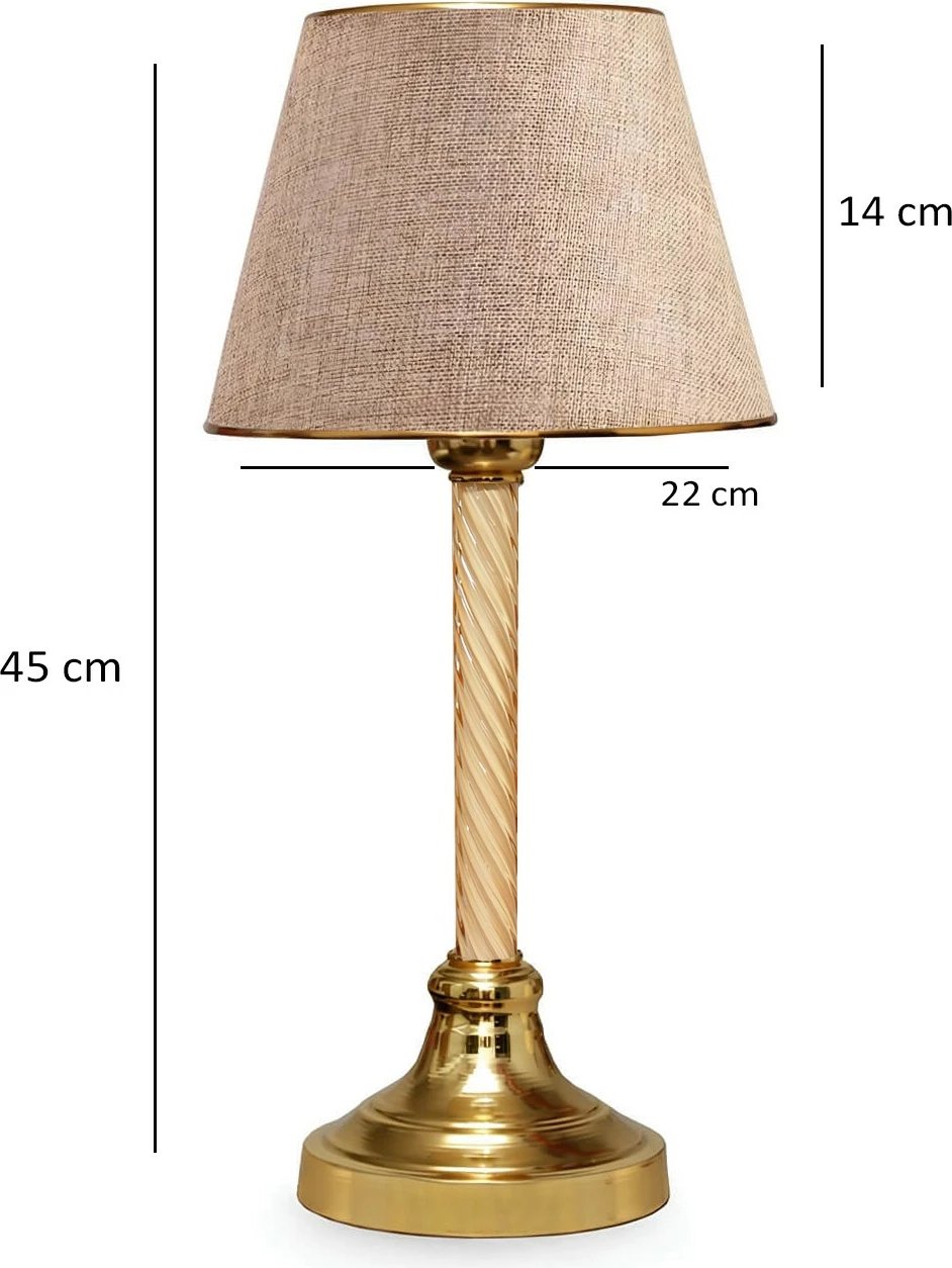 Llambë tavoline Opviq, AYD-2982, bezhë dhe ari