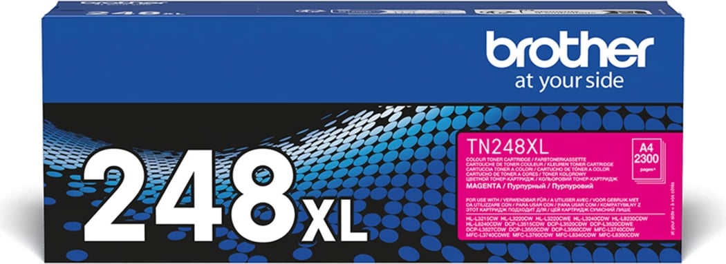 Toner, Brother, TN-248XLM, rendiment 2300 faqe, XL, magenta