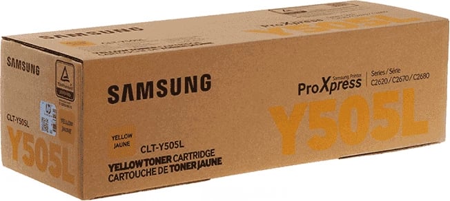 Toner Samsung CLT-Y505L / SU512A rendiment 3500 faqe standard verdhë