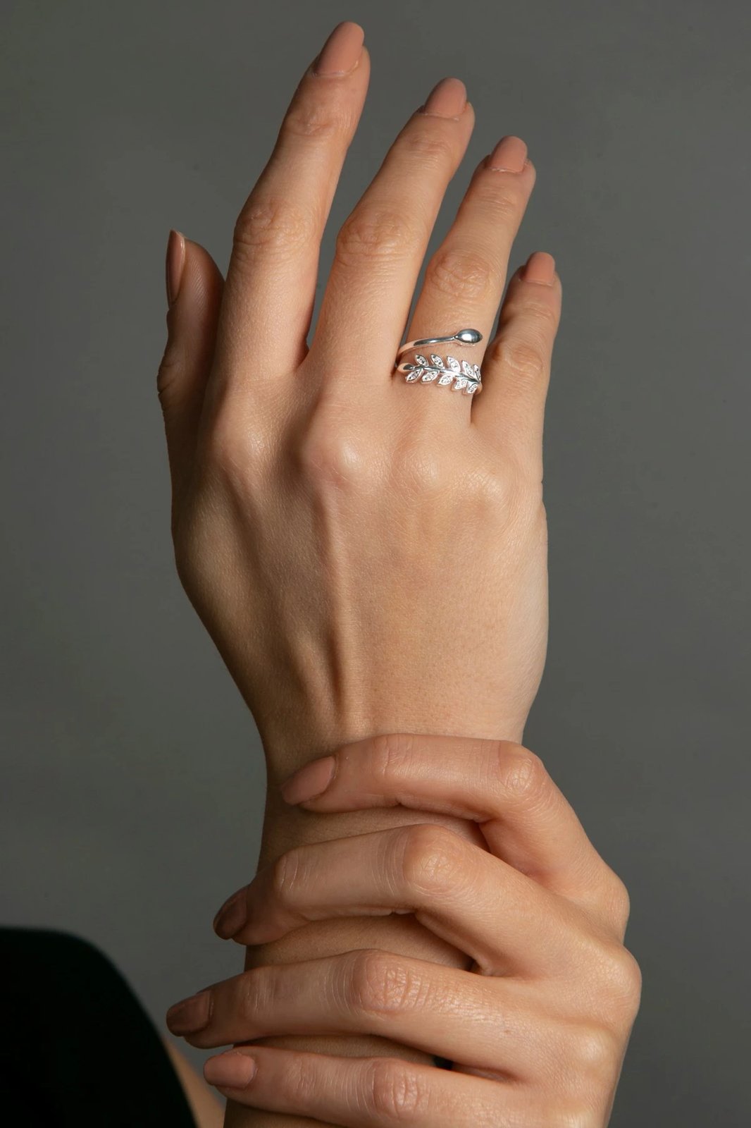 Unazë argjendi Elika, ngjyrë argjendi, ELKMD50422