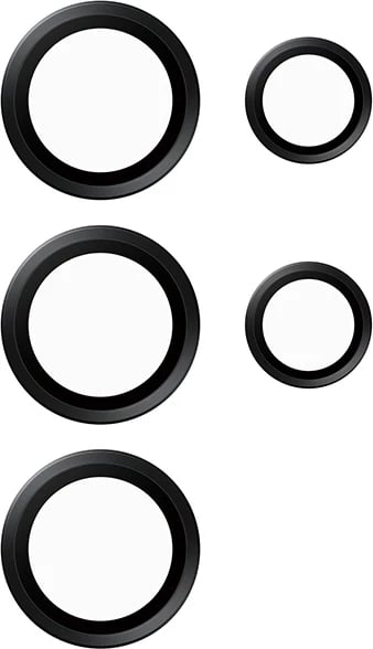 Mbrojtës kamere PanzerGlass Hoops për Samsung Galaxy S24 Ultra, i zi
