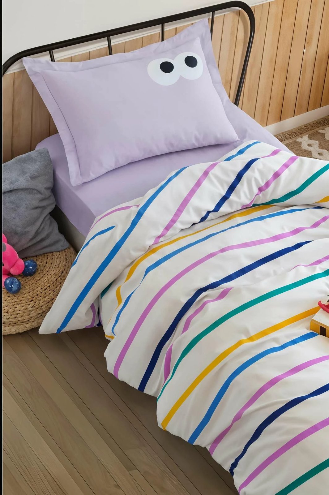 Set jastëkësh Oxford (2 copë), L'essentiel, Funny - ngjyrë lejla