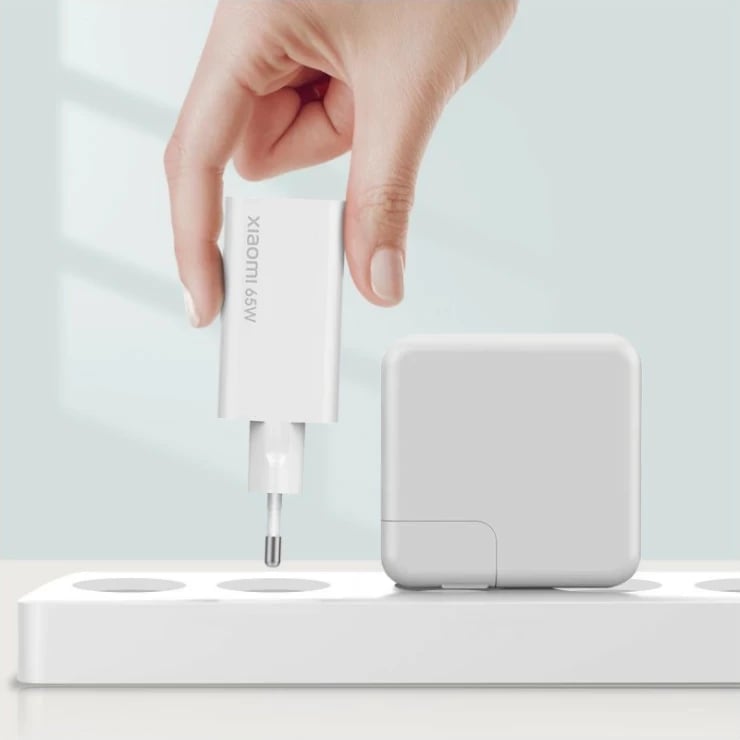 Karikues Xiaomi Mi Charge Type-C Fast Charge 65W, i bardhë