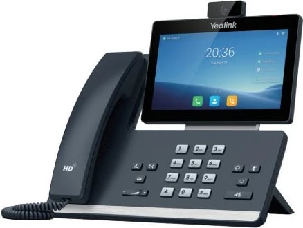 Telefon IP Yealink SIP-T58W, me dorëzë me kabllo, Gri