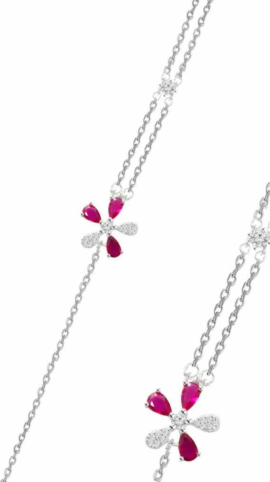 Byzylyk argjendi Jumeon, ngjyrë fuchsia, SGTL12641