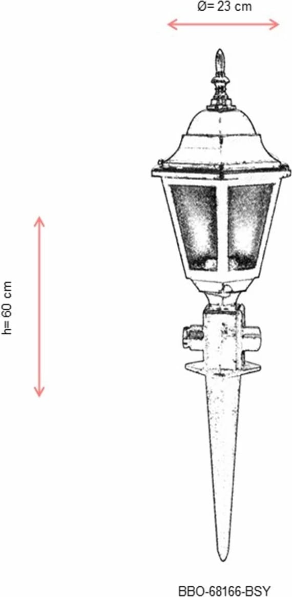 Llambë muri për jashtë Opviq, BBO-68166-BSY
